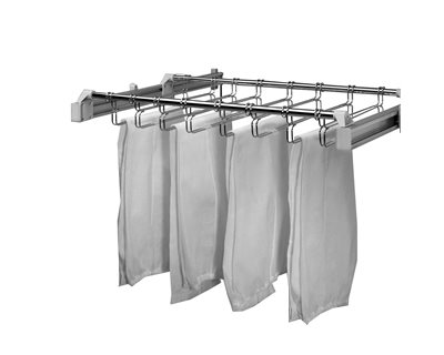 Chrome Wire Pull-Out Trouser Rack