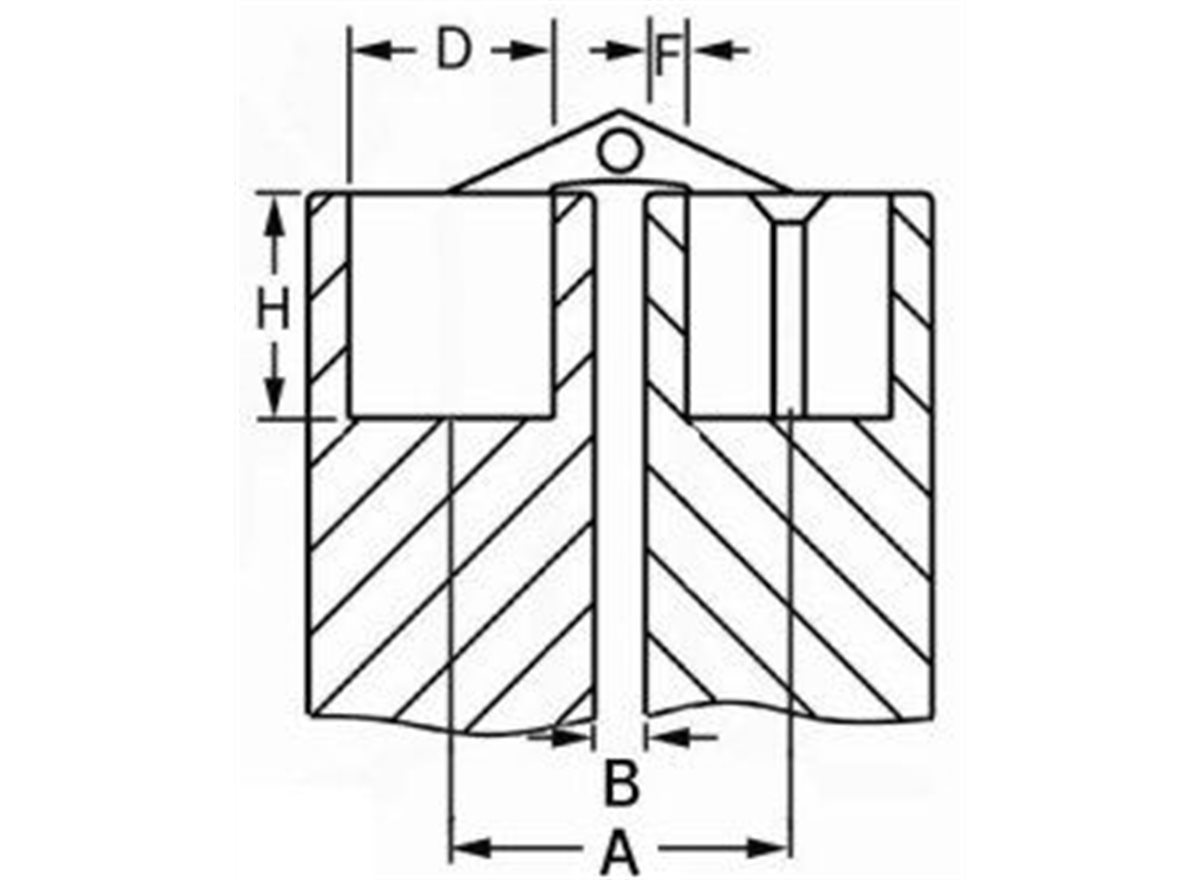 Concealed Cylinder Hinges dimension guide