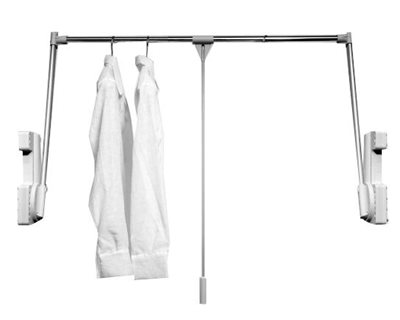 Wardrobe Lift & Pull Down Garment Rails - Maxi