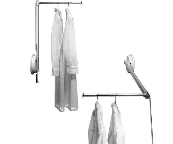 Wardrobe Lift and Pull Down Garment Rails - Flexi slide 1